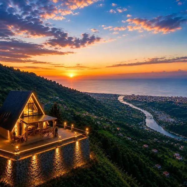 Tenta bungalov, hotel i Rize