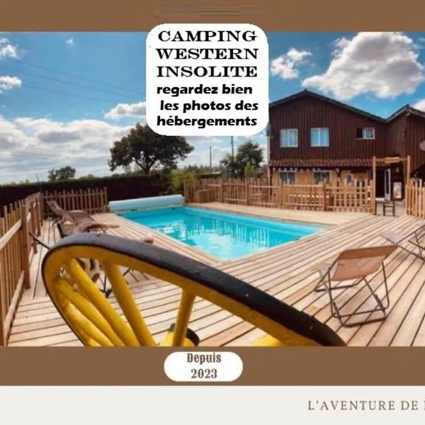 Camping Syl-Vallée Western Village, hotell sihtkohas Bouglon