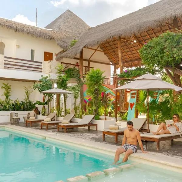 Viesnīca Collection O Kaab Downtown Tulum pilsētā Tuluma