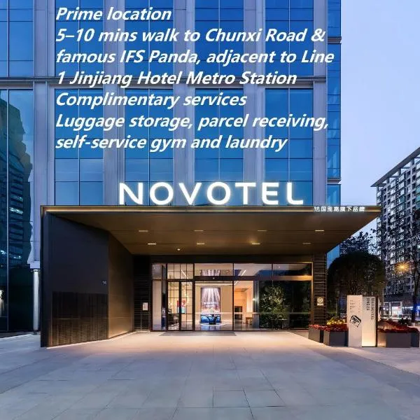 Novotel Chengdu Chunxi Road, hotelli kohteessa Chengdu