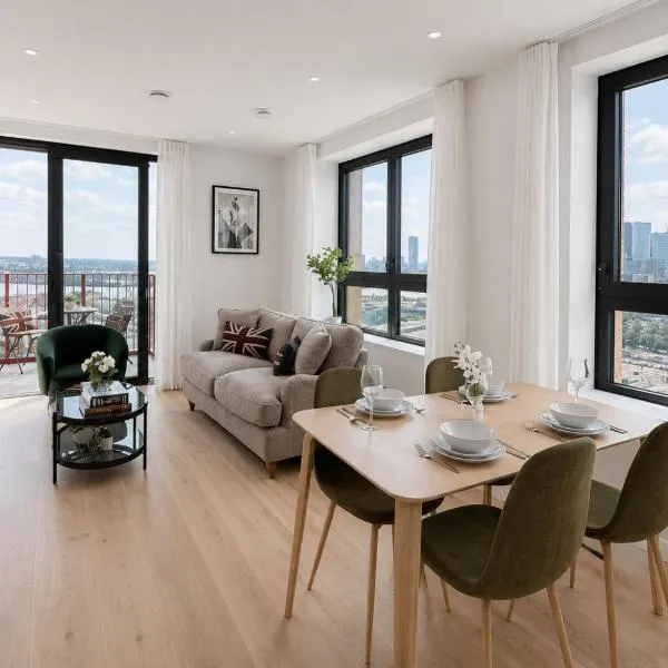 Stylish Greenwich flat near The O2 Canary Wharf, hotel in London