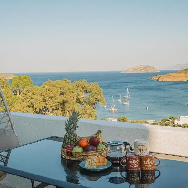 Nisís Léros में, होटल Monopetra View 2 Leros