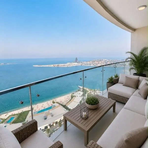 Premium 2BR Sea view Beach Front Infinity Pool, hotel em Lusail