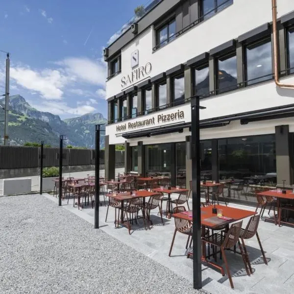 Hotel Safiro, hotel em Fluelen