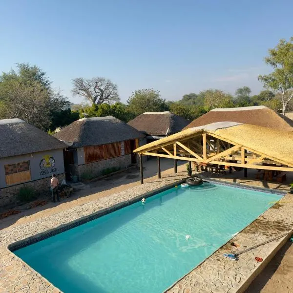 the Zebra Lodge, hotel en Monkey Bay