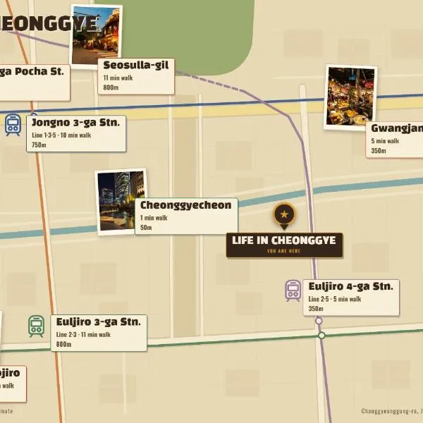 Life in Cheonggye, hotel u gradu 'Seul'