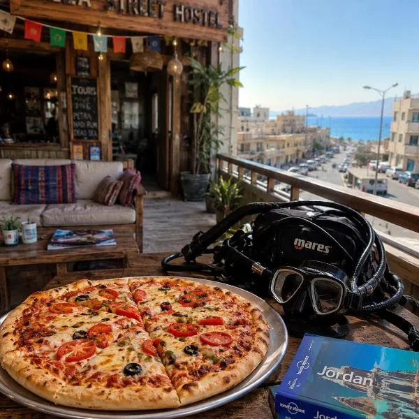 Pizza Street Hostel, hotel Akabában