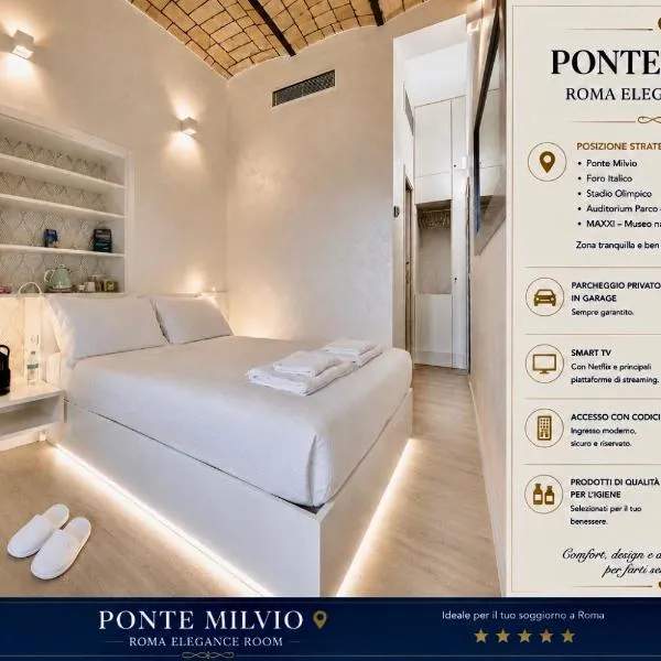 Ponte Milvio Roma Elegance Room & Private Parking, hotel a Roma