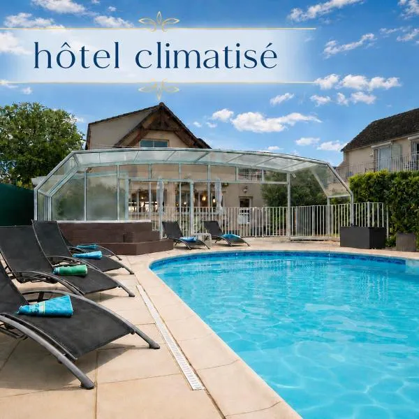 Logis Hotel Restaurant L'Escapade، فندق في Le Pêchereau