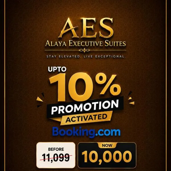 ALAYA EXECUTIVE SUITES -Gulberg - City Centre, hotell i Lahore