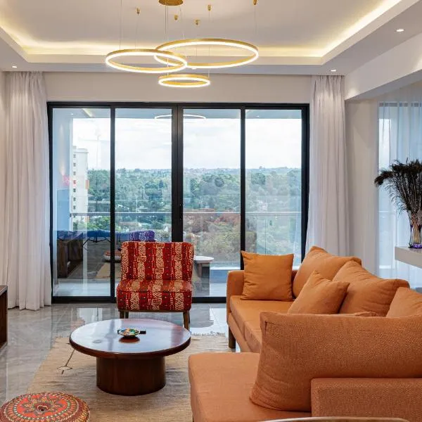Kileleshwa One & Two Bedroom Apartment, Swimming pool, gym, workspace , in Diamond Ivy Residence by Wonderiss Properties, hotelli kohteessa Nairobi