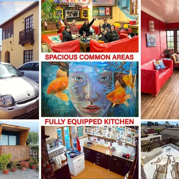 Kuyen Hostel & Tiny Houses, hotel din Pichilemu
