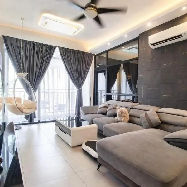 2BR Infinity Pool Condo Near Jonker 5Pax, khách sạn ở Melaka