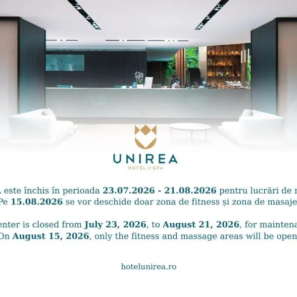 ウニレア ホテル & スパ(Unirea Hotel & Spa)、ヤシのホテル