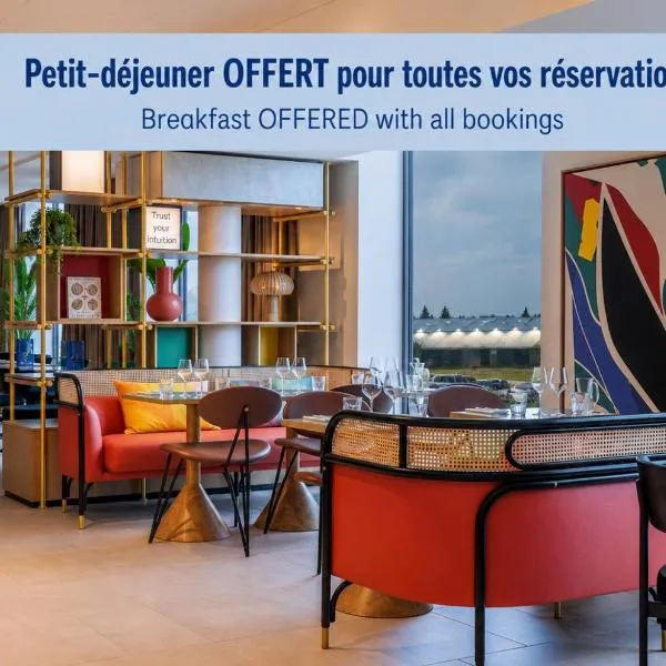 Hampton By Hilton Lyon Airport, hotelli kohteessa Colombier-Saugnieu