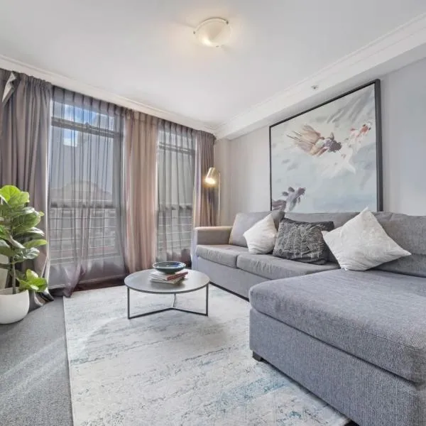 KozyGuru | Sydney CBD | Comfortable 2 Bed Apt、シドニーのホテル