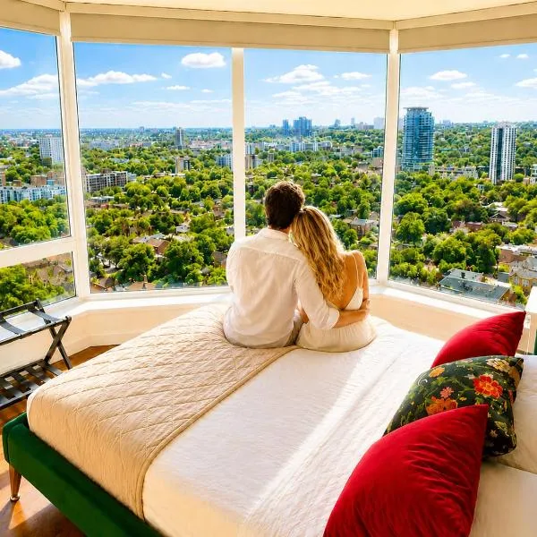 Luxury 3-Beds Apartment in Yorkville with the Best City View in Downtown Toronto, hotel in Toronto