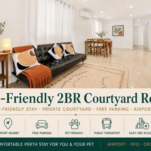 पर्थ में, होटल Aurora Airport House-Free Parking, Easy Transit nr Optus Stadium, casino, shopping center