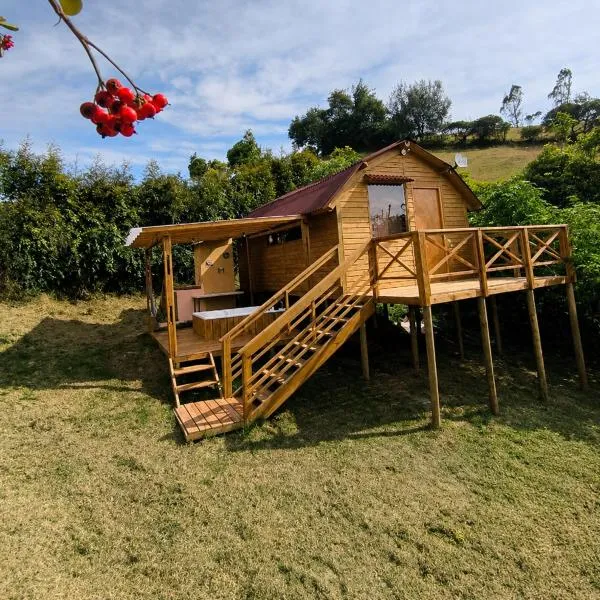Chocontá에 위치한 호텔 GlampingTerraza del cielo con jacuzzi