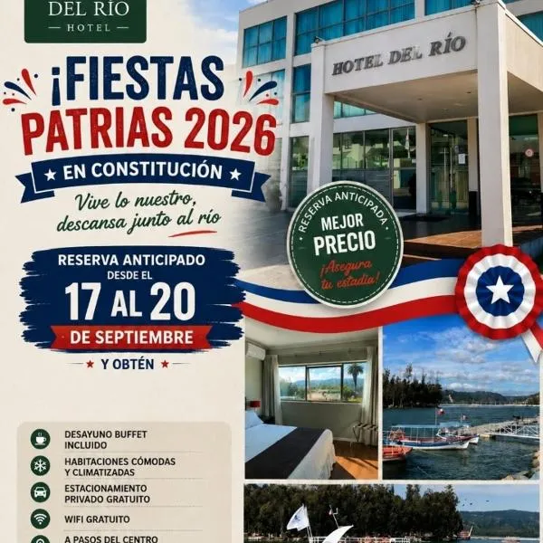 Hotel Del Rio, hotel em Constitución