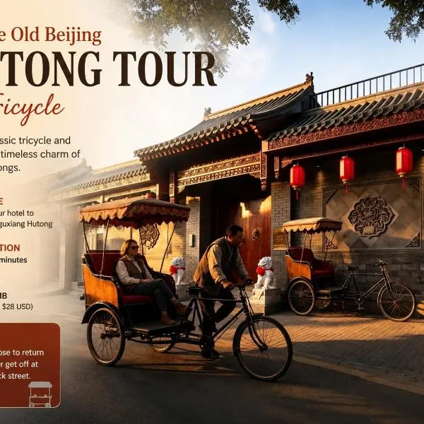 Hutong Jasmine Courtyard Hotel Forbidden City Tiananmen Central Beijing Fluent English Front Desk, hotel en Beijing