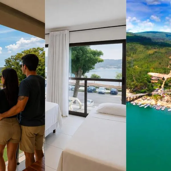 Pousada com vista para lago, com passeios de lancha em frente a Pousada, 5 minutos do Parque Pauá e Mirante dos Canyons e próximo das principais cachoeiras em Capitólio, Pousada Vista do Turvo, Mandala: Capitólio şehrinde bir otel