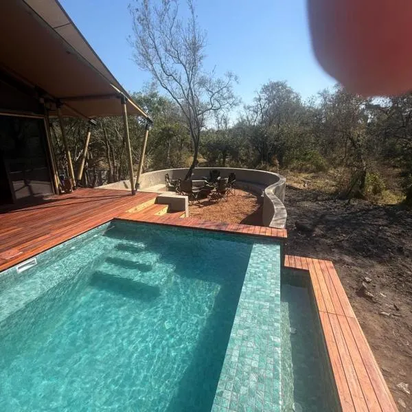Ndzhaka Tented Camp, hotel en Manyeleti Game Reserve