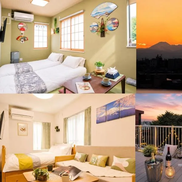 Goennyado直通新宿圏Rooftop富士山新宿夜景モダン和風2タイプFree Baggage Drope, hotel em Tóquio