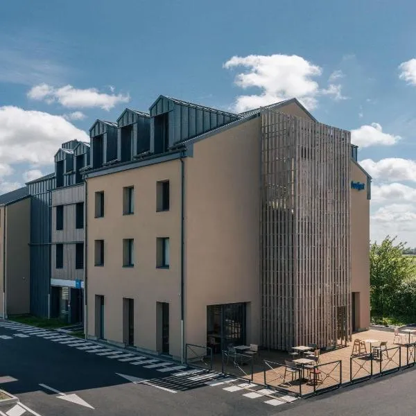 Saint-Georges-de-Gréhaigne에 위치한 호텔 Ibis Budget Pontorson Baie Du Mont Saint Michel