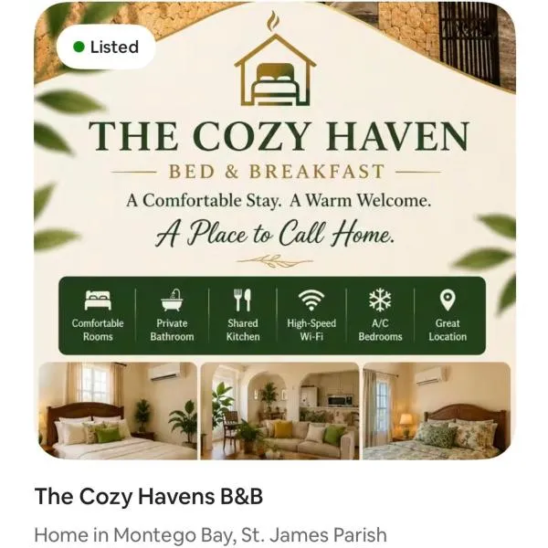 The Cozy Haven Bed and Breakfast, Hotel in Montego Bay