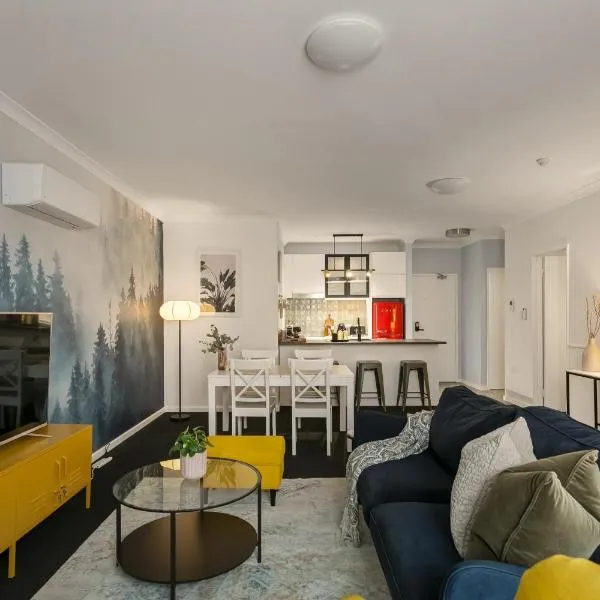 OPTUS Stadium 2BR CBD Apartment with FREE Parking, hotel di Perth