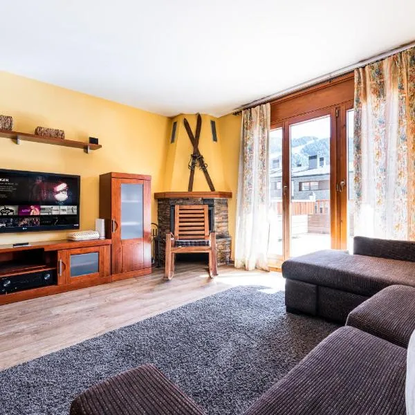 Barthe Holidays I Apartamento rústico en El Tarter 6PAX I Gran terraza con vistas al valle, ideal para familias o grupo, Parking I Rossinyol, viešbutis mieste El Tarter