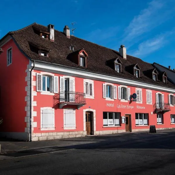 Hôtel-Rôtisserie La Tour Rouge, hotel v mestu Delémont