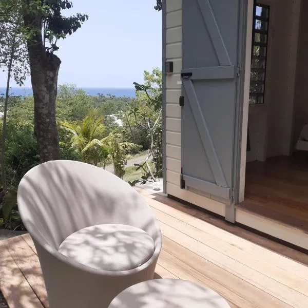 Bungalow vue mer - Deshaies, hotel en Deshaies