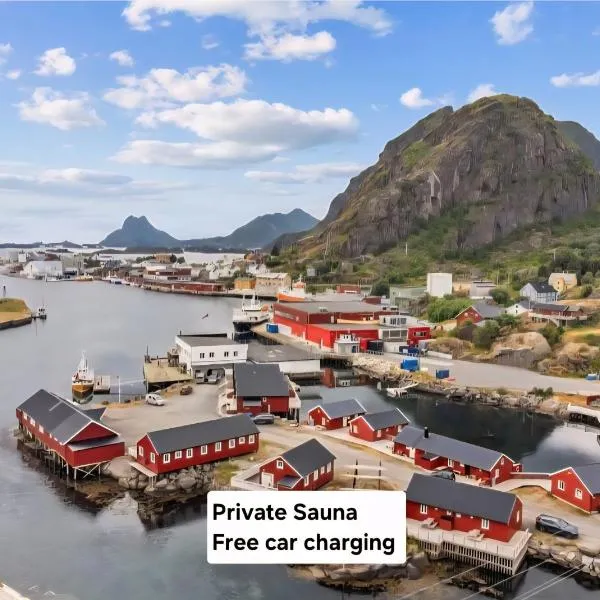 Ytterviks Rorbu Lofoten Private Sauna & Free elektric CarCharging, hotel a Stamsund