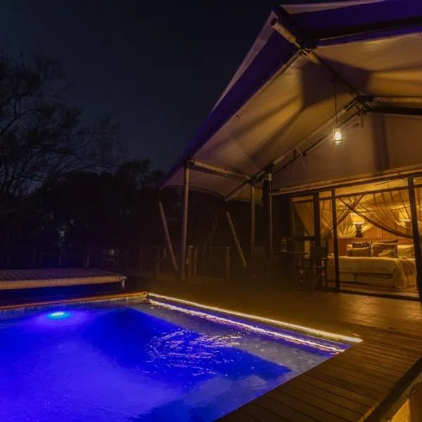 Ndzhaka Tented Camp,位于曼耶雷蒂野生动物园的酒店