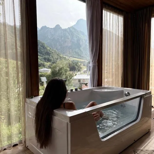 Donata Cottages kazbegi, hotel i Kazbegi