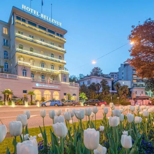 Best Western Hotel Bellevue au Lac, ξενοδοχείο στο Λουγκάνο