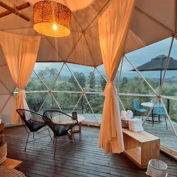 Ecohotel Monte Tierra Habitaciones y Glamping, hotell i Filandia