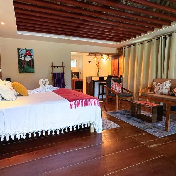 Las Guacamayas Lodge, Selva Lacandona, Chiapas México, hotel em Tlatizapán