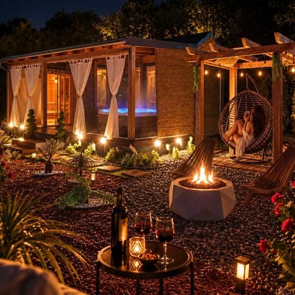 Sarajevo jacuzzi sauna Forest romance lodge: Saraybosna'da bir otel