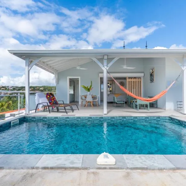 Villa Gommier - 3 chambres, 3 sdb, piscine, хотел в Ле Диамант