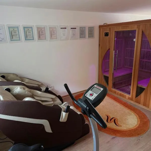 Hollandia Domasa - Nová Kelča, výhľad, infrasauna, altánok, kúpacia kaďa, vonkajší bazén v lete, hotel a Kelča