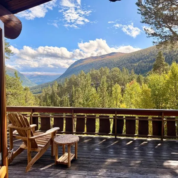Sønstebø में, होटल Tømmerhytte i Uvdal VIEW og WIFI