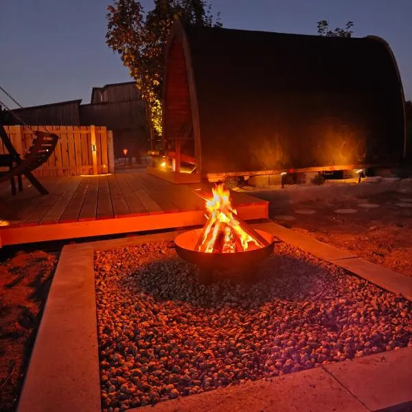 Romantischer POD - Gegen Aufpreis mit Hot Tub - Whirlpool & Sauna, hotell sihtkohas Hohenberg an der Eger