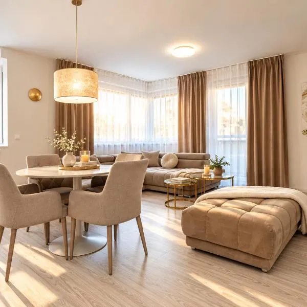 ALURE RESIDENCES 13 & 24h self check-in, fireplace,private parking in front of the apartment building included, new building, green area with meadows and forests, hotel di Banska Bystrica