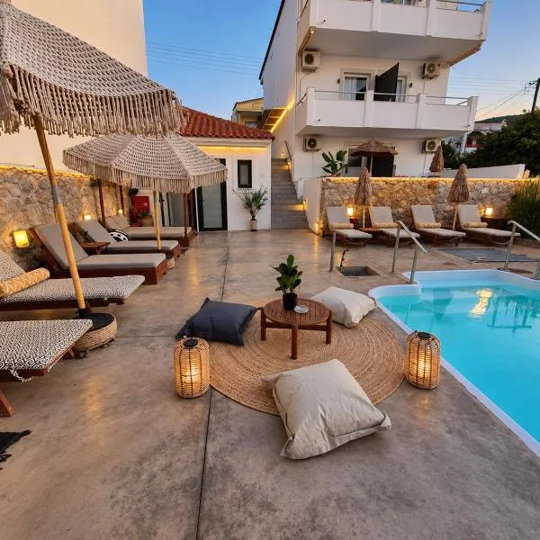 Koukounari Agistri, hotel di Skala