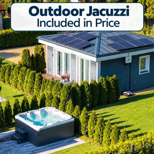 리가에 위치한 호텔 Family Garden House with Outdoor Jacuzzi, Free Parking, Playground, BBQ and AC
