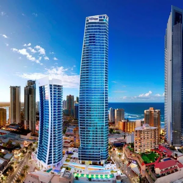 Viesnīca Hilton Surfers Paradise Hotel & Residences Goldkostā