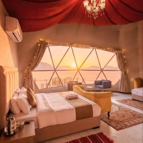 RUM DESERT BREEZE lUXURY CAMP&JEEP TOUR, viešbutis mieste Vadi Rumas
